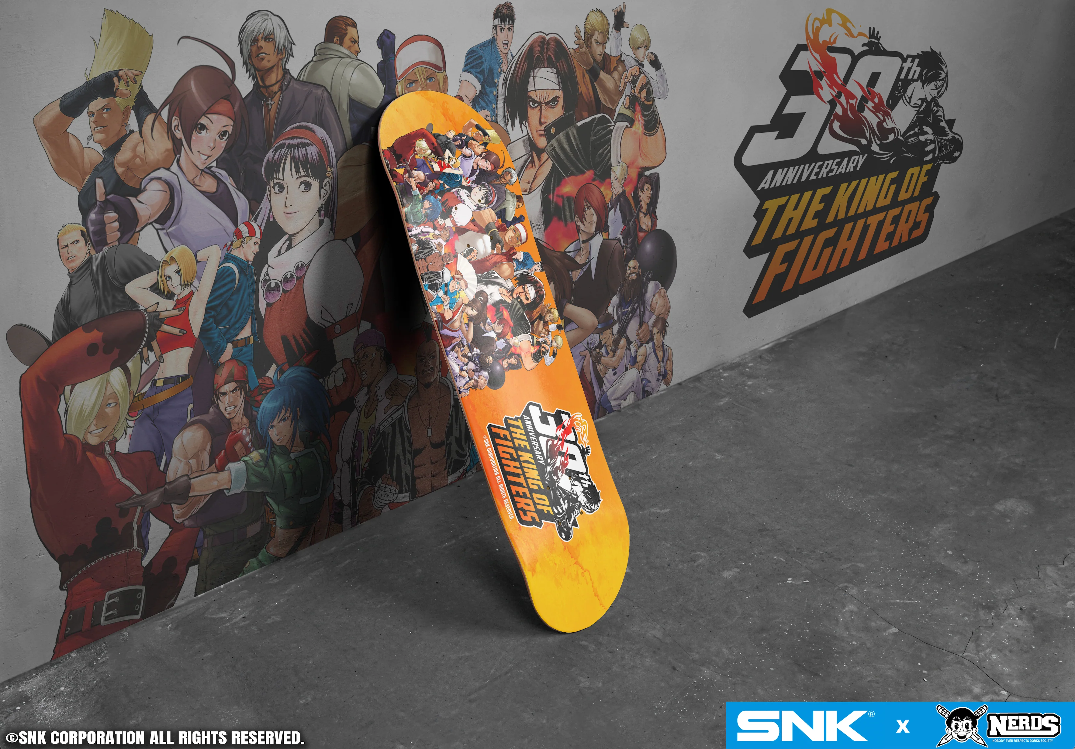 THE KING OF FIGHTERS 30TH ANNIVERSARY SKATEBOARD DECK (PRE ORDER) - Image 2